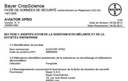 A quoi servent les FDS (Fiches de Données de Sécurité) ?