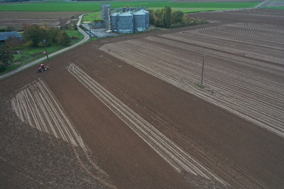 Vue d’ensemble de la plateforme Culture Champs Nord, localisée à Hangest-en-Santerre